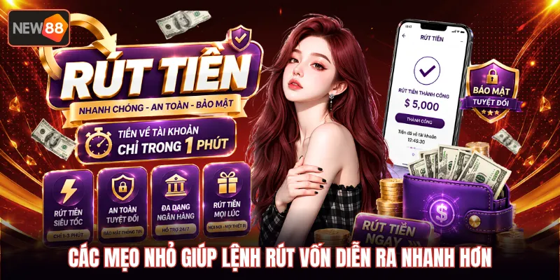 Các mẹo nhỏ giúp lệnh rút vốn diễn ra nhanh hơn