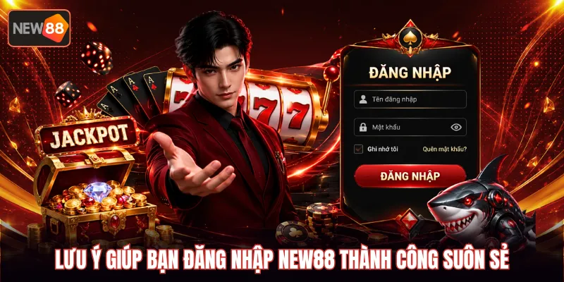 Lưu ý giúp bạn đăng nhập NEW88 thành công suôn sẻ